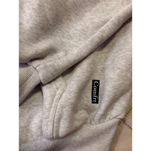 Gray Women's Zip-Up Top - Picture 3 of 7